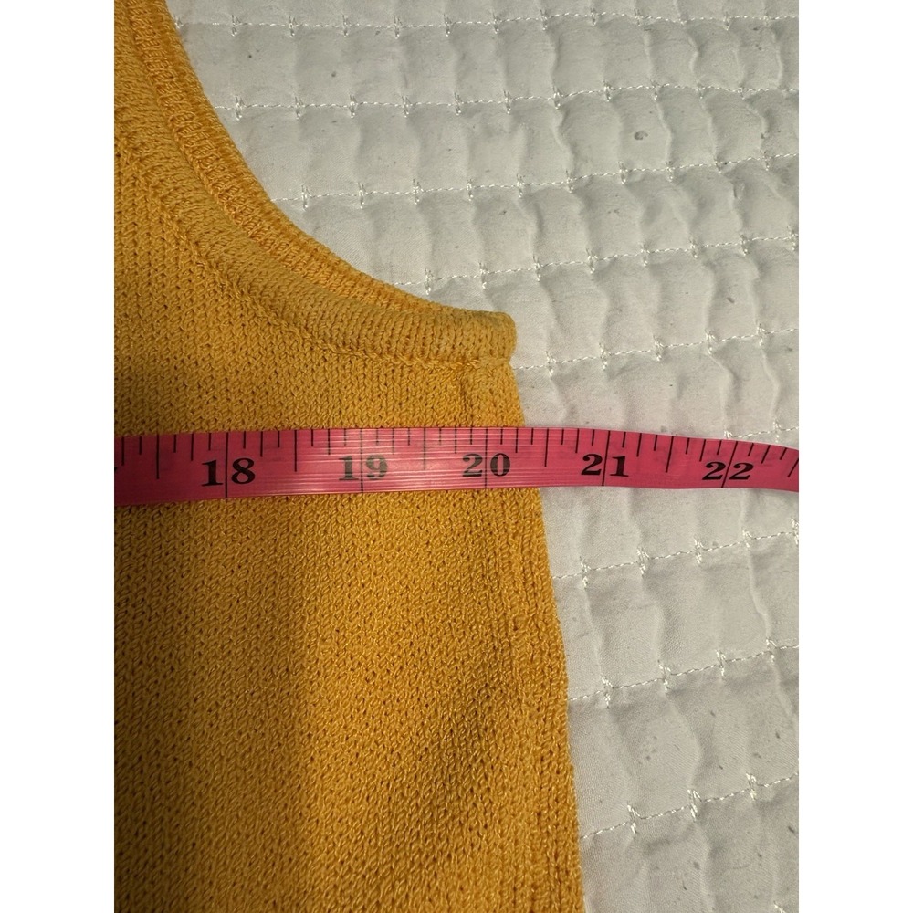 St. John Yellow Shell, Tank Large, Wool Blend Classic - Picture 4 of 7